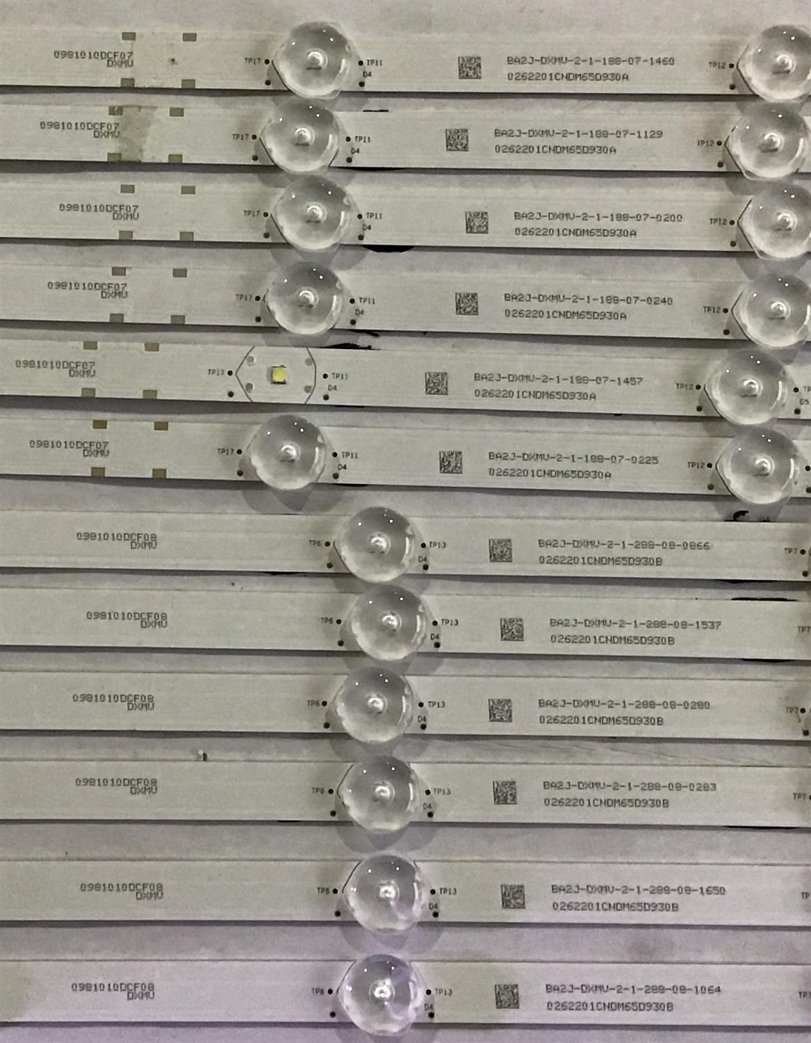 KIT DE LED´S PARA TV VIZIO (12 PIEZAS) / CS-MCPCB-150 / AMTRAN_65_E65_F0_6X7+6X7_3030C_A_7S1P REV.V4 / 0981010DCF / 0262201CNDM65D930 / BA2J-DXMU-2-1 / PANEL LSC650N04-J01 / MODELO E65-F0 - Imagen 3