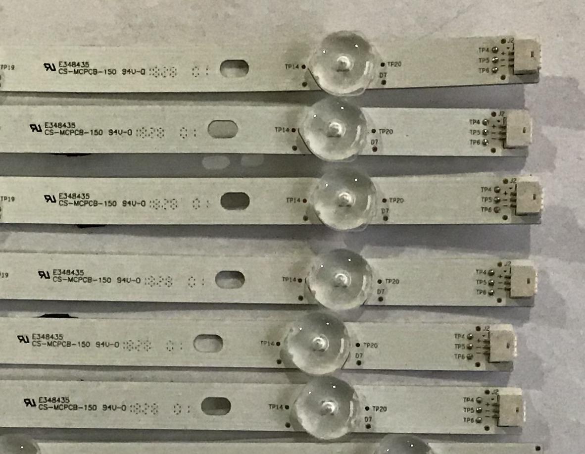 KIT DE LED´S PARA TV VIZIO (12 PIEZAS) / CS-MCPCB-150 / AMTRAN_65_E65_F0_6X7+6X7_3030C_A_7S1P REV.V4 / 0981010DCF / 0262201CNDM65D930 / BA2J-DXMU-2-1 / PANEL LSC650N04-J01 / MODELO E65-F0 - Imagen 4