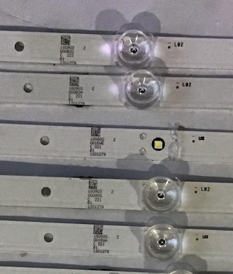 KIT DE LED´S PARA TV SHARP (12 PIEZAS) / JL.D65051330-365AS-M_V02 / 1201279 / 180920 / PANEL HD650S1U71-L1\S0\GM\CKD\ROH / MODELO LC-6507300U / LC-65Q7370U - Imagen 3