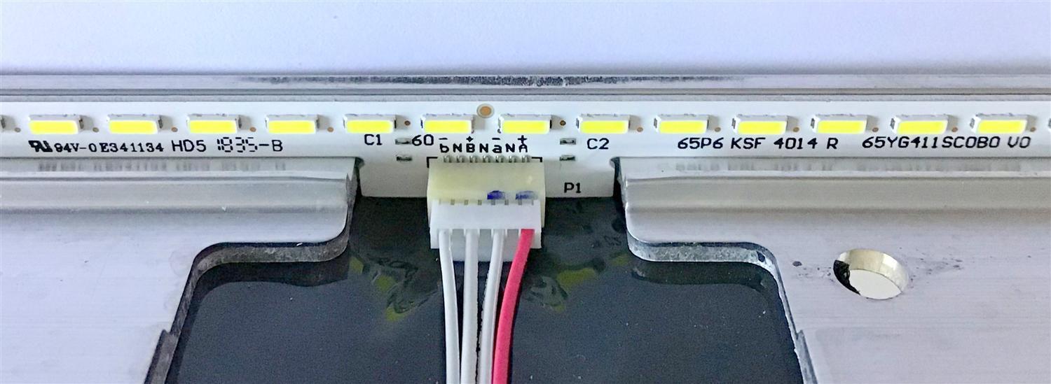 LED PARA TV TCL (1 PIEZA) / NUMERO DE PARTE 65YG411SC0B0 / 65YG411SC0A0 / 65YG411SC0B0 / 4C-LB65C0-HR04L / 4C-LB65C0-HR03L / PANEL LVU650NEBL / MODELO 65S513 / ((MEDIDAS 1.44M x 08CM)) - Imagen 3