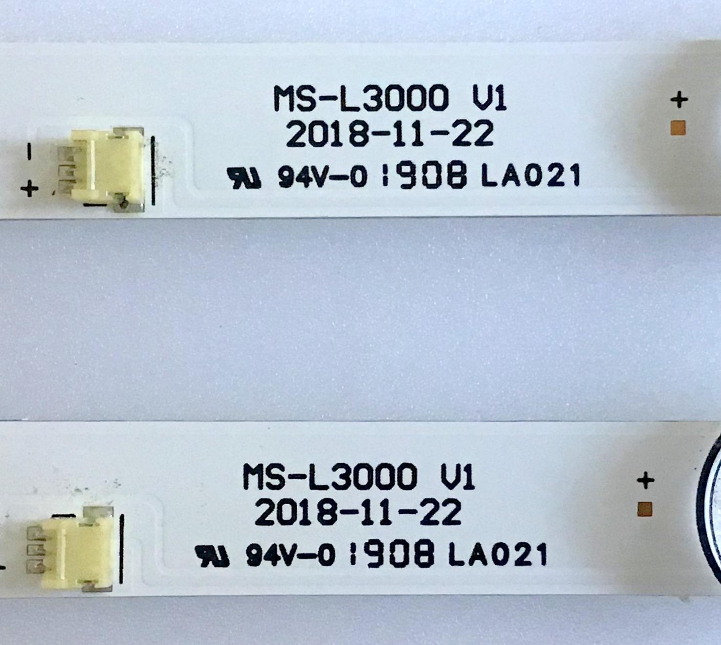 KIT DE LED'S PARA TV POLAROID (2 PIEZAS) / NUMERO DE PARTE MS-L3000 / 21006993 / PANEL HV320WHB-N55 / MODELO PTV3215ILED - Imagen 3