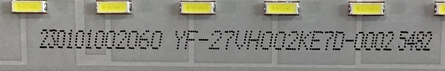 TIRAS DE LED PARA MONITOR MSI / YF-27VH002KE7D-0002 / 261501005310 / 06-M27G2-4014-6S5P-60MA-L-170802 / PANEL LSM270DP01-G02  / MODELO MAG27CQ - Imagen 4