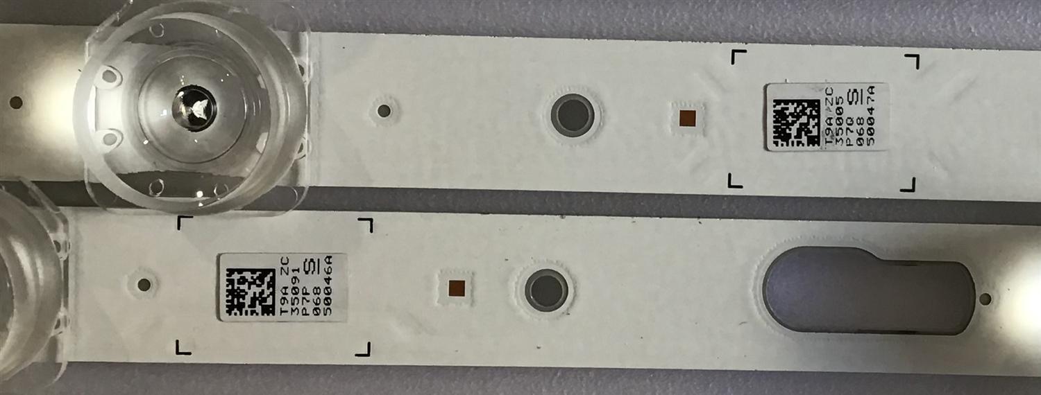 KIT DE LED'S PARA TV SAMSUNG (10 PIEZAS) / NUMERO DE PARTE BN96-50047A / BN96-50046A / L1_NU6.9 / G0_CFM_L / G0_CFM_R / LM41-00824A / LM41-00825A / LM41-00827A / LM41-00828A / R1.0_T6S_100 / PANEL'S CY-GN070HGJV1H / MODELOS UN70NU6070 / UN70NU6900 - Imagen 3