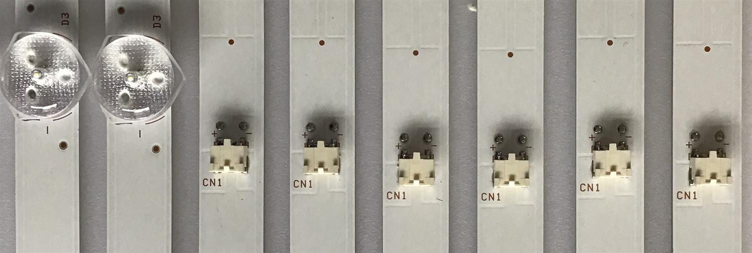 "KIT DE LED'S PARA TV SONY / I-6500SY80131 / I-6500SY80131-L-V2 / I-6500SY80131-R-V2 / MODELO XBR-65X800G / PANEL HV650QUB / NOTA IMPORTANTE : KIT CUENTA ORIGINALMENTE DE 12 PIEZAS ((INCOMPLETO 11 PIEZAS))	" - Imagen 3