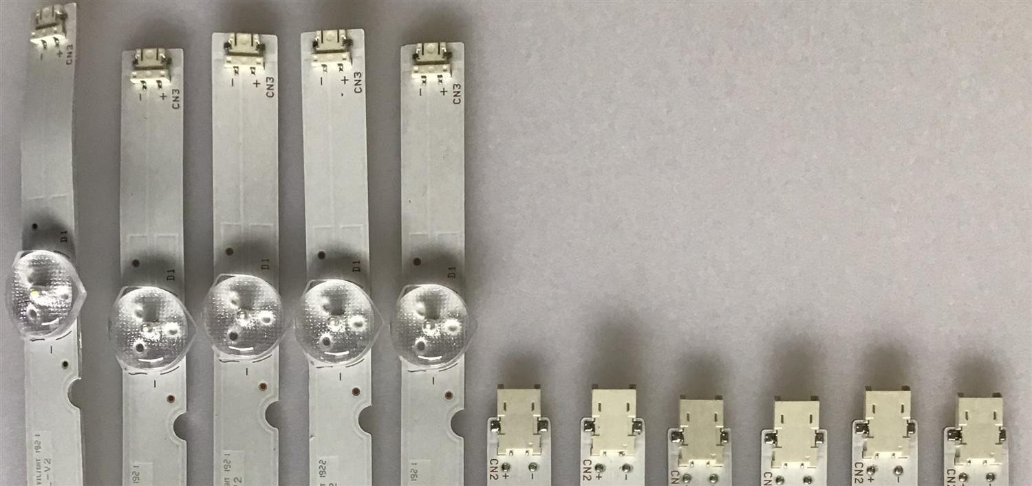 "KIT DE LED'S PARA TV SONY / I-6500SY80131 / I-6500SY80131-L-V2 / I-6500SY80131-R-V2 / MODELO XBR-65X800G / PANEL HV650QUB / NOTA IMPORTANTE : KIT CUENTA ORIGINALMENTE DE 12 PIEZAS ((INCOMPLETO 11 PIEZAS))	" - Imagen 4