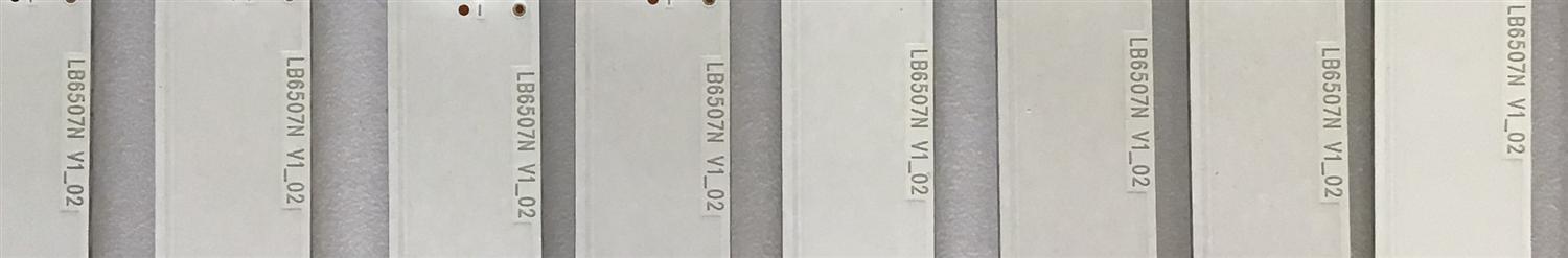 KIT DE LED'S PARA TV VIZIO (20 PIEZAS)(AZULES)  / NUMERO DE PARTE LB6507N V1_02 (10 PIEZAS) / LB6507N V0_02 (10 PIEZAS) / 09810108DH02 / 09810108DH04 / 09810108 / PANEL TPT650UA-QVN07.U REV:S900C / MODELOS M657-G0 / M658-G1 / M658-G1 LTCWYHMV - Imagen 3