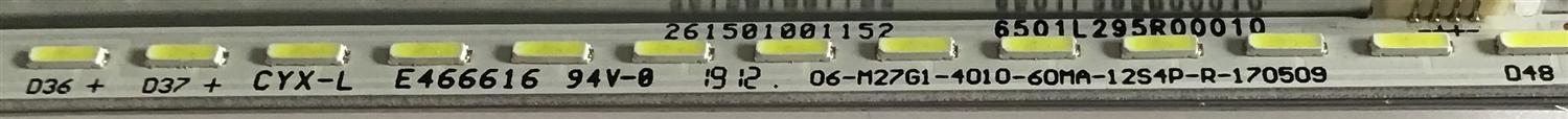 LED'S PARA MONITOR MSI (1 PIEZA) / YF-46R4003KDWD-0026 / 06-M27G1-4010-60MA-12S4P-R-170509 / 06-M27G1-4010-60MA-12S4P-L-170509 / 230101002040 / 230101002030 / PANEL LSM270DP01-G02 / MODELO MAG27CQ 60CM X 3CM - Imagen 3
