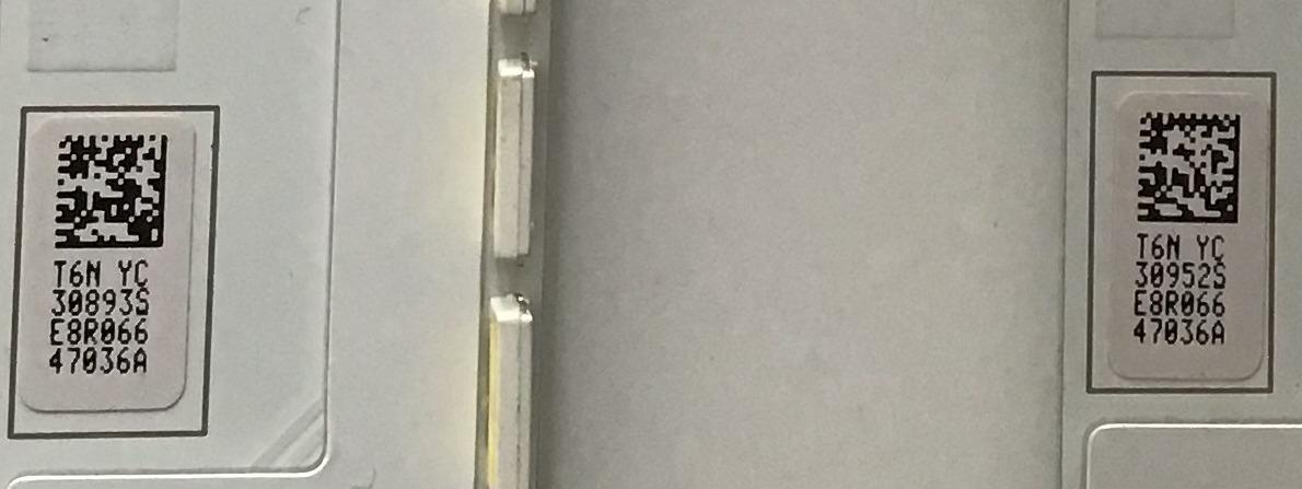 KIT DE LEDS PARA MONITOR SAMSUNG (2 PIEZAS) / BN96-47036A / E8R066 / 47036A / PANEL CY-PN430LNLV1F / MODELO LC43J890DKNXZA FB02 - Imagen 2