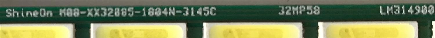 LED PARA MONITOR LG (1 PIEZA) / LM31490005A / 32MP58 / 2D03145 REV.C / M08-XX32085-1884N-3145C / PANEL LGM320EB41 / MODELO 32MA70HY-PA.AUSEESN / 32MP58HQ-PB.AUSEJVN / 32MA68HY-P - Imagen 3