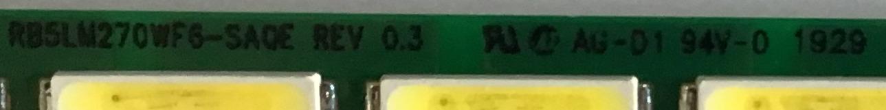 LED PARA MONITOR ASUS / 6916L-1984A / RB5LM270WF6-SADE REV 0.3 / 1929 / PANEL R5ALM270WF5(SA)(AE) / MODELO MX279HS  - Imagen 3