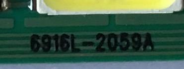 KIT DE LED'S PARA MONITOR DELL / 6916L-2058A / 6916L-2059A / 340MCE REV0.1 / PANEL LM340UW2(SS)(A1) / MODELO U3415WB - Imagen 2