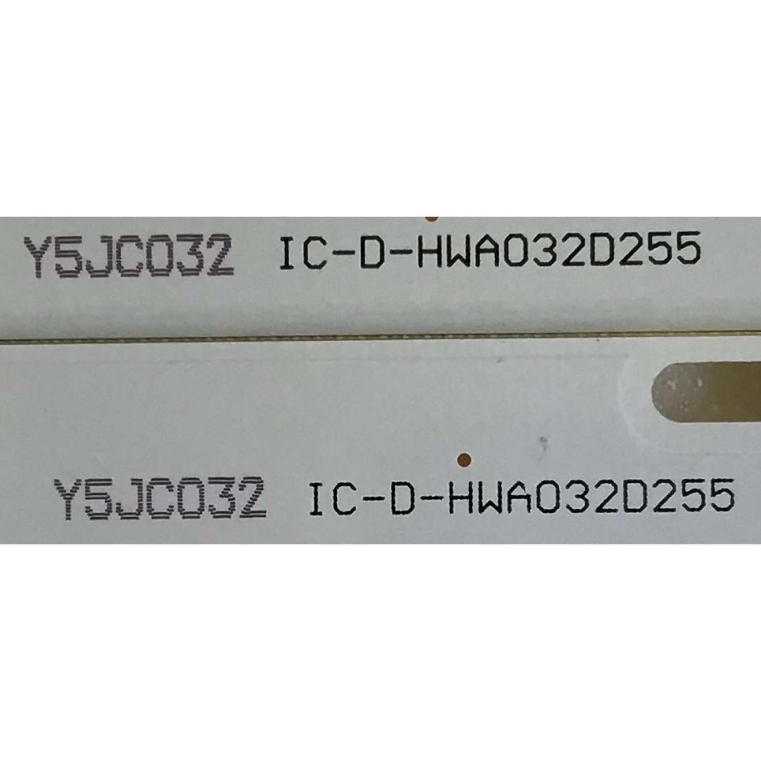 KIT DE LEDS ORIGINAL PARA TV WESTINGHOUSE 3 PIEZAS / NUMERO DE PARTE  IC-D-HWA032D255 / SJ32L321-DH-13052201 / Y5JC032 / PANEL HV320WX2-201 / MODELO DW32H1G1 TW-75021-B032E - Imagen 2