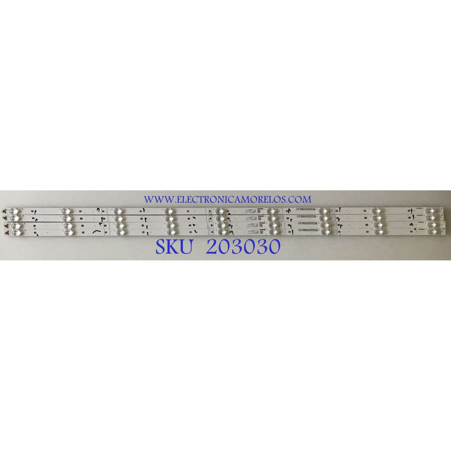 KIT DE LED´S PARA TV SHARP (4 PIEZAS) / SVH500AA9 / CRH-BX50S1U523030T04098AK-REV1.1 / 1202978 / PANEL HD500S1U52\S1\GM\BBY\ROH / MODELO LC-50LBU711U 