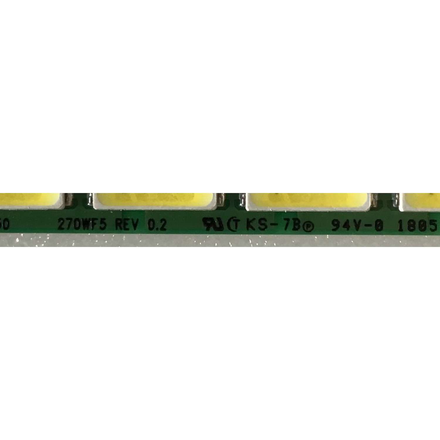 LED PARA MONITOR AOC (1 PIEZA) / 6616L-2301A / 270WF5 REV.02 / PANEL LM270WF5 (S3)(A2) / MODELO 270LM00004 / 270LM00029 - Imagen 2