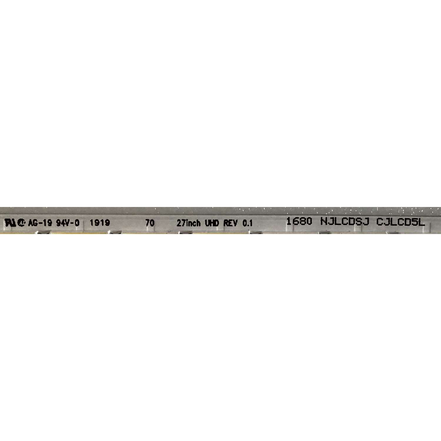 LED PARA MONITOR LG (1 PIEZA) / 27UL600-WC.AUSDNPN / NJLCDSJ / CJLCD5L / PANEL  MV270QUM-N20 B5 / MODELO 27UL500-WC.AUSENPN - Imagen 3