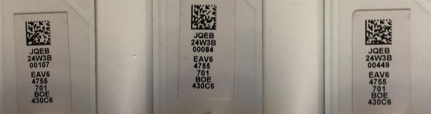 KIT DE LEDS PARA TV LG (3 PIEZAS) / EAV64755701 / SSC_Y19_TRIDENT_43UM73_REV00_181029 / SSC_Y19_43UM73 / PANEL NC430DQG-ABHX3 / MODELO 43UM7300AUE.BUSFLJM - Imagen 2