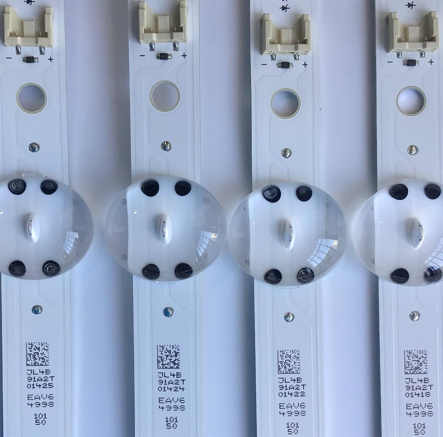 KIT DE LEDS PARA TV LG ORIGINAL 4 PIEZAS / NUMERO DE PARTE EAV64998101 / LEDAZ_Y20_Trident_50UN73_H / LEDAZ Y20 Trident 50UN73 R1.0 / 50UN73_HKC / PANEL NC500DQE-VHHXA / MODELOS 50UN7000PUC / 50UN6950ZUF - Imagen 2