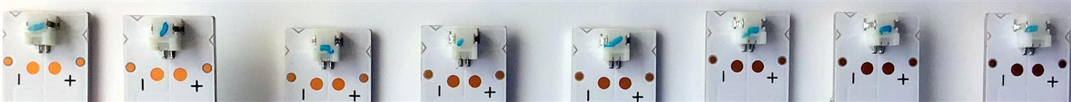KIT DE LED'S PARA TV TOSHIBA (8 PIEZAS) / NUMERO DE PARTE  SVK430AF1_WICOP_REV05_4LED_20190306 / A114E3 / E78030 / 3784-0A / L0317T / M1EX1 / PANEL K430WDRD / MODELO TF-43A810U21 - Imagen 2