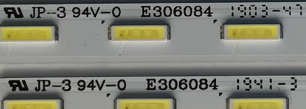 KIT DE LEDS PARA TV SAMSUNG NUEVOS / 2 PZ  ORIGINAL / NUMERO DE PARTE BN96-45635A / 65'' NEW EDGE-54ea-180223-7020 / 65''-NEW EDGE-54ea-180223-7020 / MODELOS UN65RU7300 / UN65NU6070 / UE65NU7170 / UN65RU7100 / UE65NU7102 / UE65NU7140U - Imagen 3