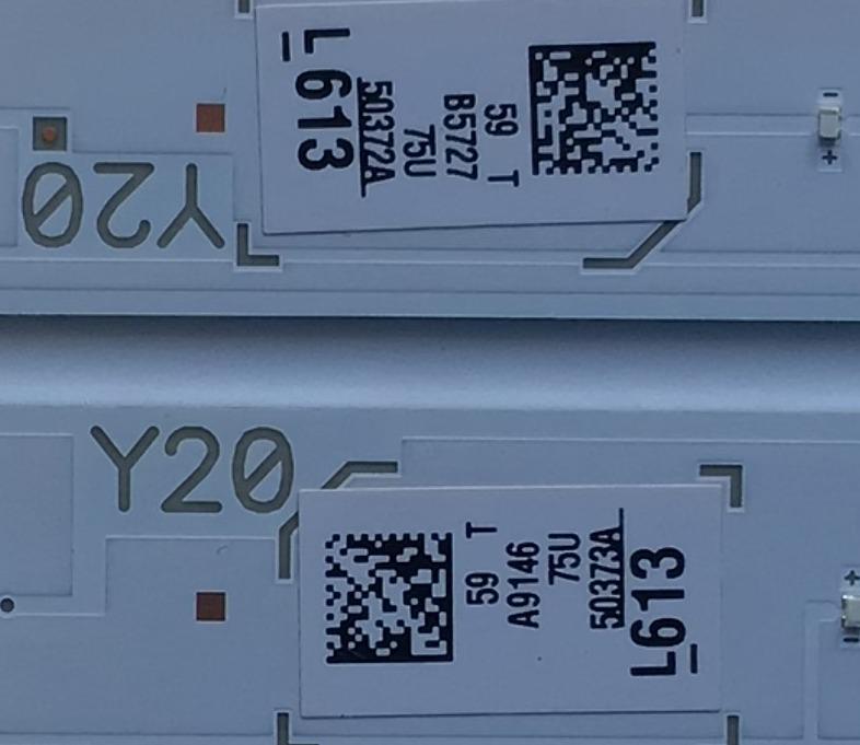 KIT DE LED'S PARA TV SAMSUNG (56 PIEZAS) / NUMERO DE PARTE BN96-50372A / BN96-50373A / LM41-00969A / LM41-00968A / V0Q8-750MA-R0 / V0Q8-750MB-R0 / L1_Q80T_G5_FAM_M6(1)_R1.0_TBM_100 / L1_Q80T_G5_FAM_LR7(1)_R1.0_TBM_100 / PANEL CY-TT075FMLV4H / MODELO QN75 - Imagen 3