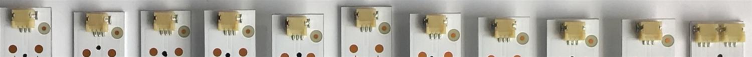 KIT DE LED'S PARA TV WESTINGHOUSE / ELEMENT (11 PIEZAS) / 3P55UK008-A0 / 3P55UK009-A0 / 0355UK009 / 0355UK010 / 0355UK006 / 0355UK007 / E469119 / PANEL T550-0UK-DLED / MODELO WA55UFA1001 G0V0Q / EL4KAMZ5517 - Imagen 5