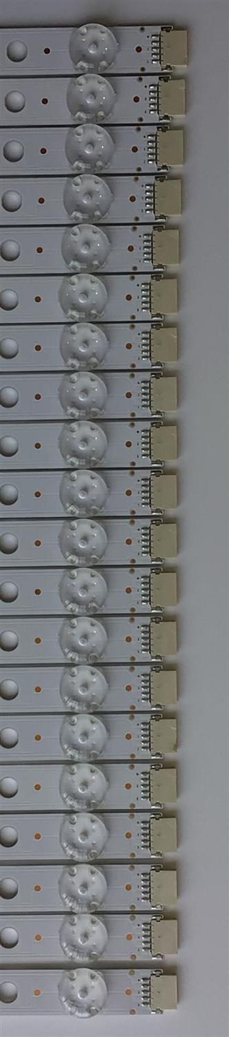 KIT DE LED'S PARA TV LG (20 PIEZAS) / NUMERO DE PARTE EAV64033102 / 55SK85-8LED-180521 / PANEL HC550DQB-SLUA5-212X / MODELO 55SM9000PUA - Imagen 2