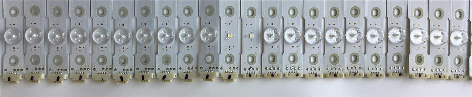 KIT DE LED'S PARA TV SAMSUNG (26 PIEZAS) / NUMERO DE PARTE LB85005 / LB85005 V1 03 / LB85005 V0 02 / 3HC12HC12 / JX85T06005 / PANEL T850QVF03.0 / T850QVF03.1 / MODELO XBR-85X900F / XBR85X900F   - Imagen 2