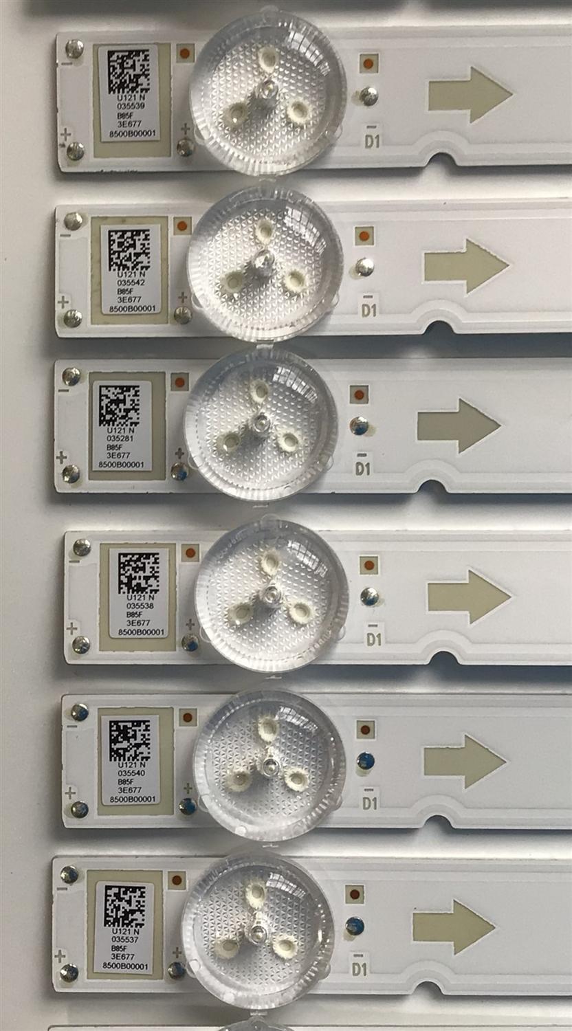 KIT DE LED'S PARA TV SONY (16 PIEZAS) / NUMERO DE PARTE LB8500B / LB8500B V0_04 / 8500B00001 / U121 N / PANEL YSAF085CNU01 / MODELOS  XBR-85X800H / XBR85X800H - Imagen 3