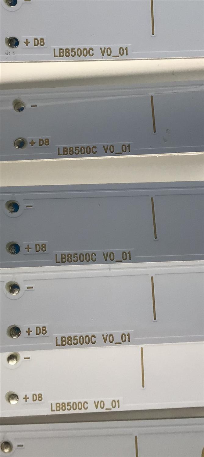 KIT DE LED'S PARA TV SONY (20 PIEZAS) / NUMERO DE PARTE LB8500C / LB8500C V0_01 / 8500C00001 / PANEL YDAF085DNU01 / MODELO XBR-85X900H / XBR85X900H - Imagen 4