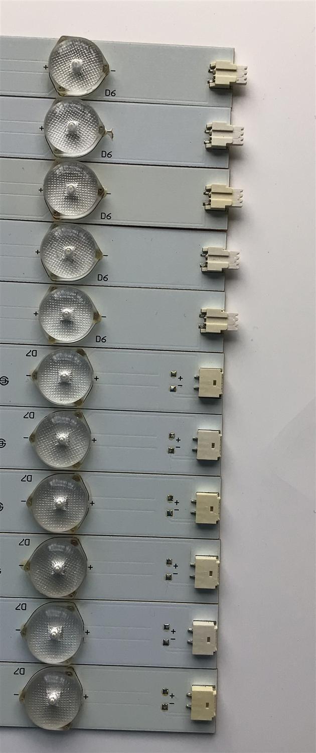 KIT DE LED'S PARA TV SEIKI (11 PIEZAS) / NUMERO DE PARTE B001PGBYZF8L / L.14.165009010 / L.14.165009020 / PANEL T500H1-P01-D02 / MODELO SE501TS - Imagen 3