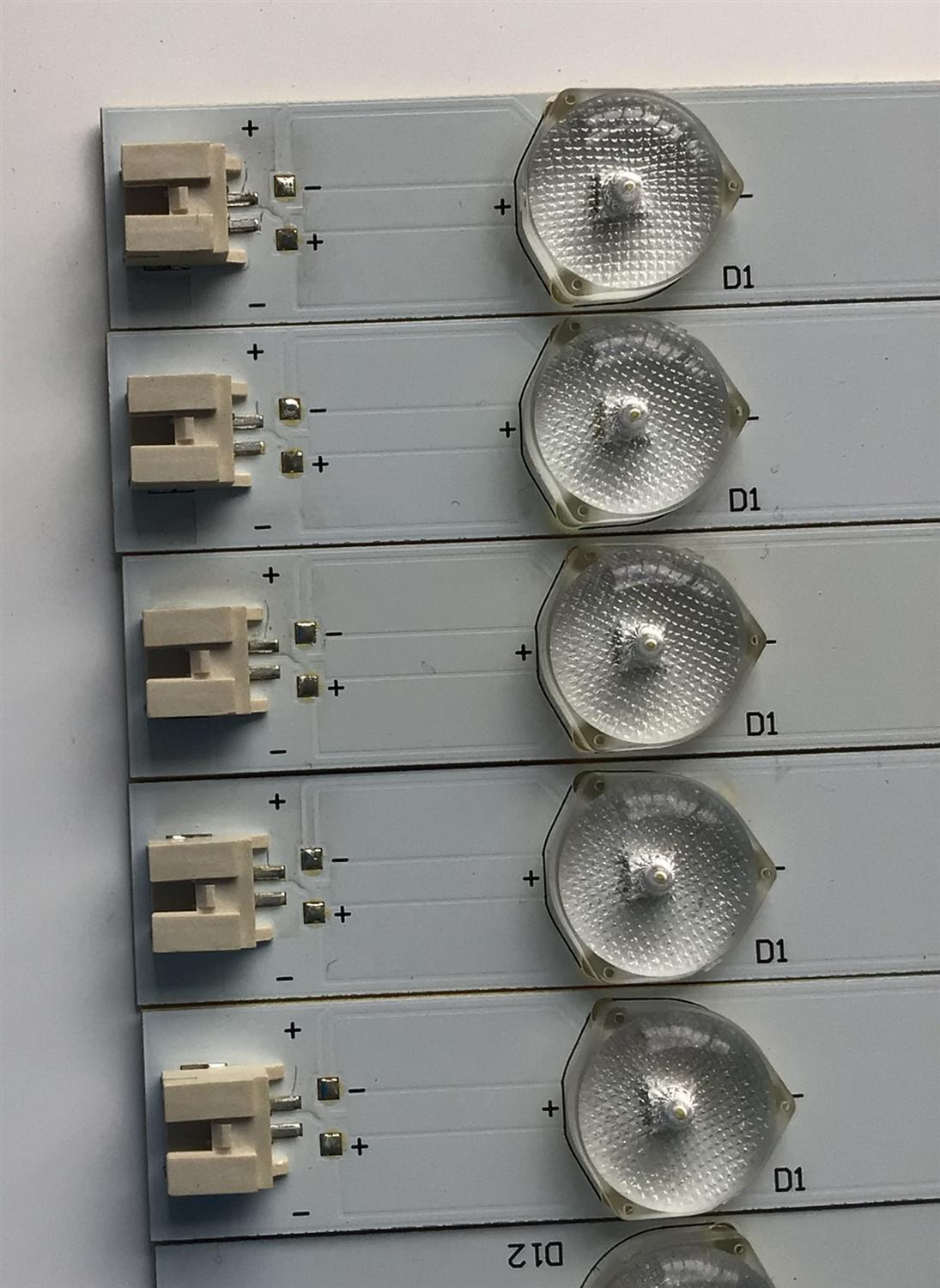 KIT DE LED'S PARA TV SEIKI (11 PIEZAS) / NUMERO DE PARTE B001PGBYZF8L / L.14.165009010 / L.14.165009020 / PANEL T500H1-P01-D02 / MODELO SE501TS - Imagen 4