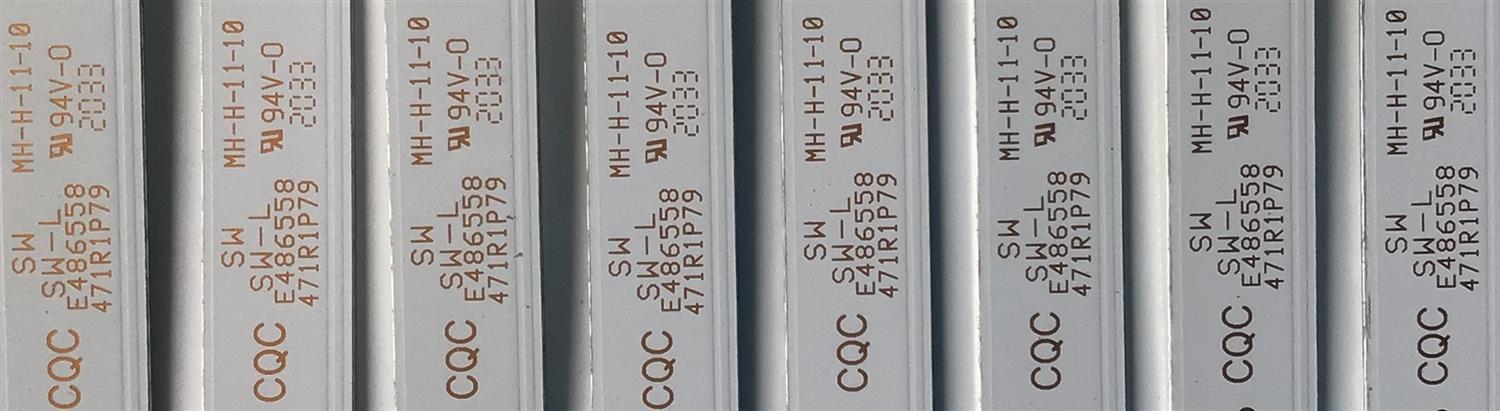 KIT DE LED'S PARA TV TOSHIBA (8 PIEZAS) / NUMERO DE PARTE 4708-K34WDC-A1113N21 / K430WDCRA A1 / 471R1P79 / PANEL K430WDCRA-VA250A6 / MODELO 43LF421U21 - Imagen 4