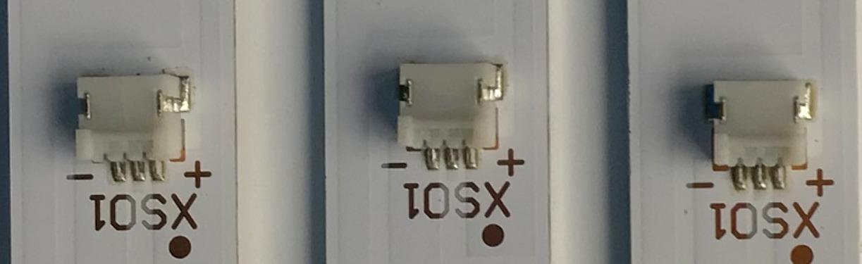 KIT DE LED'S PARA TV ONN (3 PIEZAS) / NUMERO DE PARTE DLED43HF-3X8 / DLED43HF 3X8 0002 / MODELOS 100002460 / ONA43UB19E04 - Imagen 2
