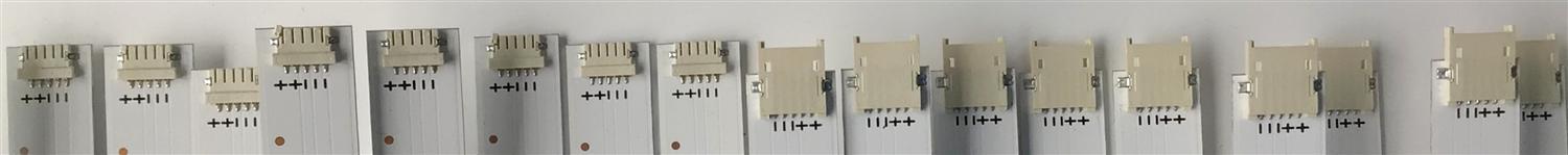 KIT DE LED'S PARA TV HISENSE (20 PIEZAS) / NUMERO DE PARTE SVH650AC5 / CRH-BX65S3U51R303020098C0-REV1.6 / CRH-BX65S3U51L303020098C0-REV1.6 / SVH650AC5-R / SVH650AC5-L / PANEL HD650V3V51-TAL3/S2/FJ/GM/ROH / MODELO 65H8F - Imagen 6