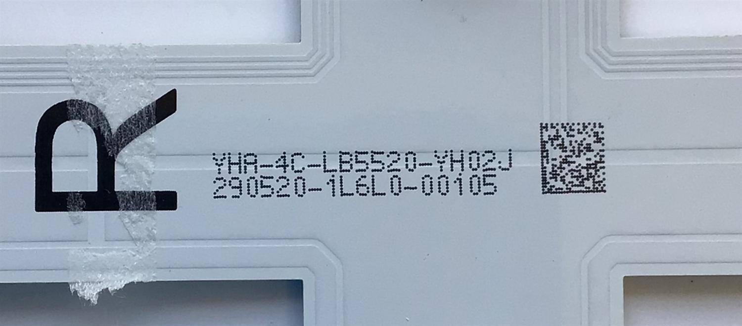 KIT DE LED'S PARA TV TCL (10 PIEZAS) / NUMERO DE PARTE YHA-4C-LB5520-YH  / TCL-55R62-L-5X20EA-3030-NC20190116 EVR.2 / TCL-55R62-R-5X20EA-3030-NC20190116 EVR.2 / YHA-4C-LB5520-YH01J / YHA-4C-LB5520-YH02J / 290520-1L6L0 / PANEL LVU550NDBL / MOFDELO 55R625 - Imagen 3