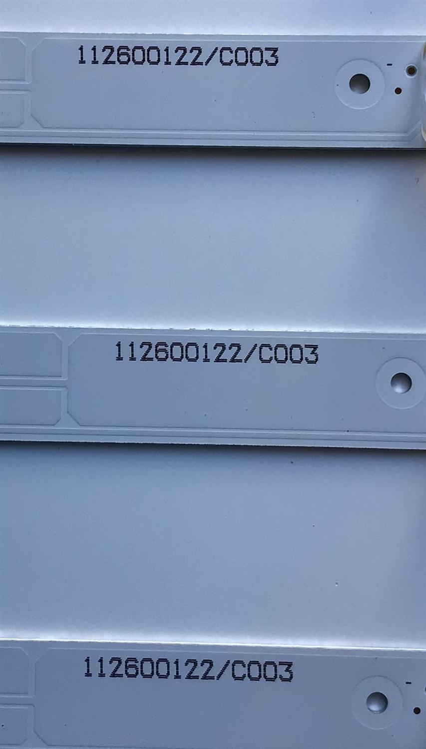 KIT DE LED'S PARA TV ELEMENT (4 PIEZAS) / NUMERO DE PARTE C-CNCF50D938 / 112600122/C003 / M4-M165-J-W50 / 20180309 / 70056 / PANEL V500HJ1-PE8 / T500-TGF-DLED / MODELO E25W5018 - Imagen 4