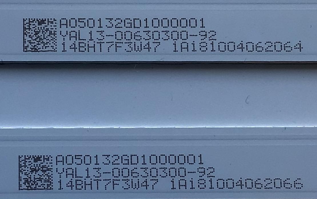 KIT DE LED'S PARA TV ELEMENT (2 PIEZAS) / NUMERO DE PARTE 02D651206001-X2 / 14BHT7F3W47 / A050132GD1000001 / YAL13-00630300-92 / MODELO ELEFW328C  M8P0H - Imagen 2