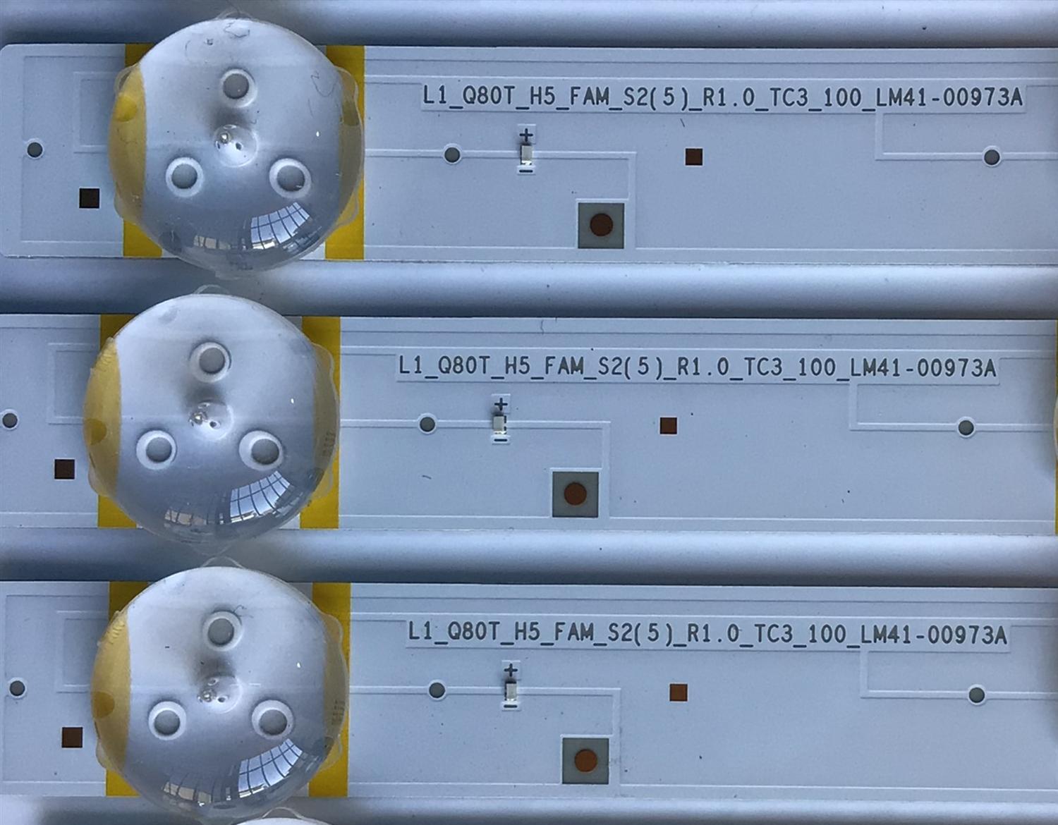 KIT DE LED'S PARA TV SAMSUNG (48 PIEZAS) / NUMERO DE PARTE BN96-50374A / 50374A / L1_Q80T_H5_FAM_S2(5)_R1.0_TC3_100 / LM41-00973A / V0Q8-850SM0-R0 / GS-AL2 / PANEL CY-TT085FMAV3H / MODELOS QN85Q80TAFXZA / QN85Q80TAFXZA /  QN85Q80AAFXZA - Imagen 2