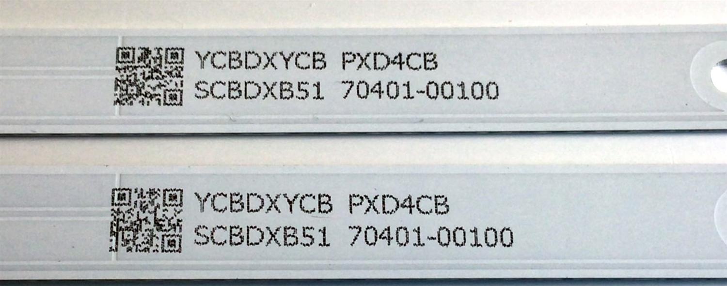KIT DE LED'S PARA TV INSIGNIA (2 PIEZAS) / NUMERO DE PARTE M08-BD23630-0401N-3689A / YCBDXYCB / PXD4CB / SCBDX51 / 70401-001005 / PANEL BOEI236WX1 / MODELO NS-24D310NA19 / NS-24D310NA21 - Imagen 3