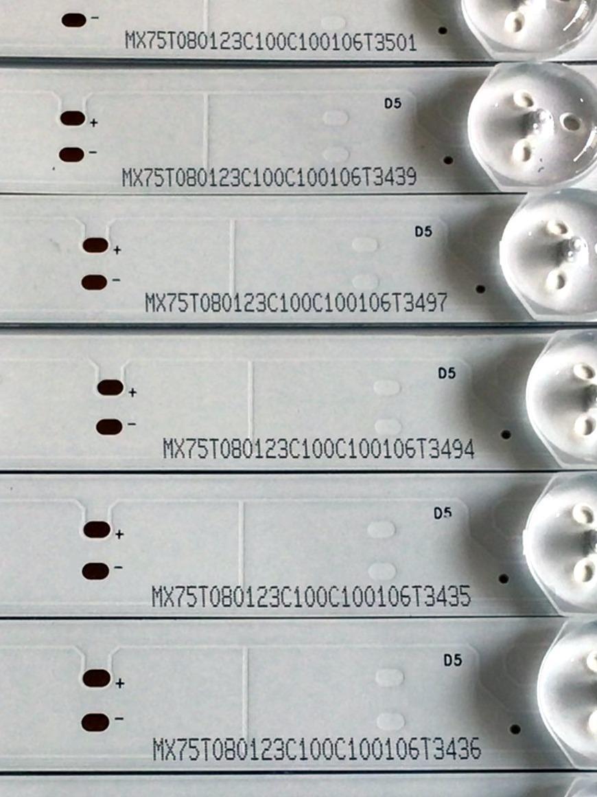 KIT DE LED'S PARA TV VIZIO (24 PIEZAS) / NUMERO DE PARTE LB75019 / LB75019 V5_04-KS / T750QVF04V301 / 58.75T08.012 / 81010 / 21935B / PANEL T750QVF04.5 / MODELO P75Q9-H1 - Imagen 3
