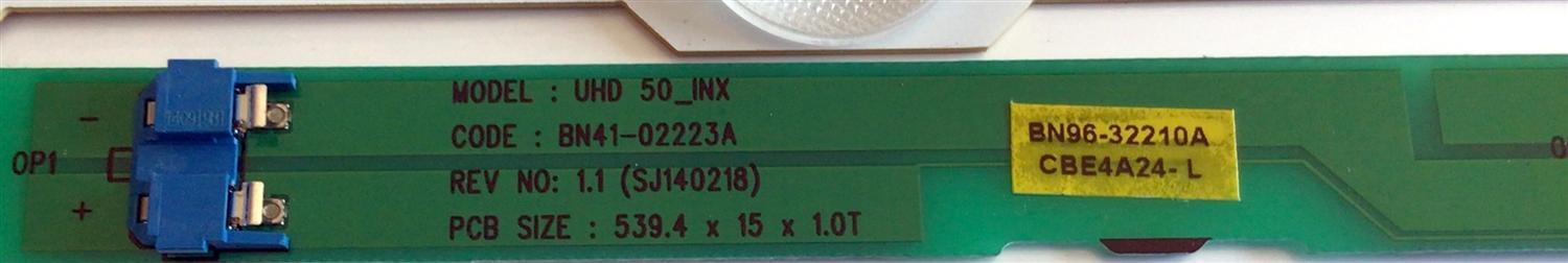 KIT DE LEDS ORIGINAL PARA TV SAMSUNG 12 PIEZAS / NUMERO DE PARTE BN96-32178A / BN96- 32179A / 32178A / 32179A / SAMSUNG_2014SVS_UHD_50_3228_L08_REV1.1 / R06_REV1.1 / LM41-00088Z / LM41-00088Y / PANEL CY-GH050HGNV9H / MODELO UN50HU6950FXZA / UN50HU6900FXZA - Imagen 5