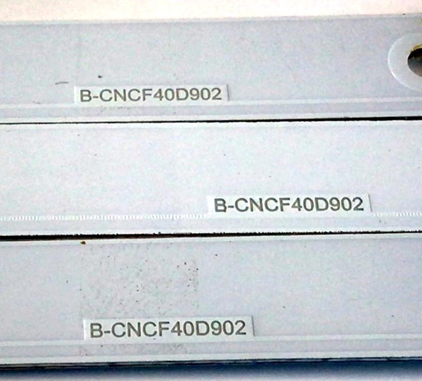 KIT DE LED'S PARA TV ELEMENT (3 PIEZAS) / NUMERO DE PARTE B-CNCF40D902 / 910-400-1052 / C003 / BA22-M150-H-W50/201/20170428/34170 / 4413U47D / PANEL T400-V35-DLED / MODELOS ELFW4017 / ELFW4017 C7F1M0 - Imagen 5