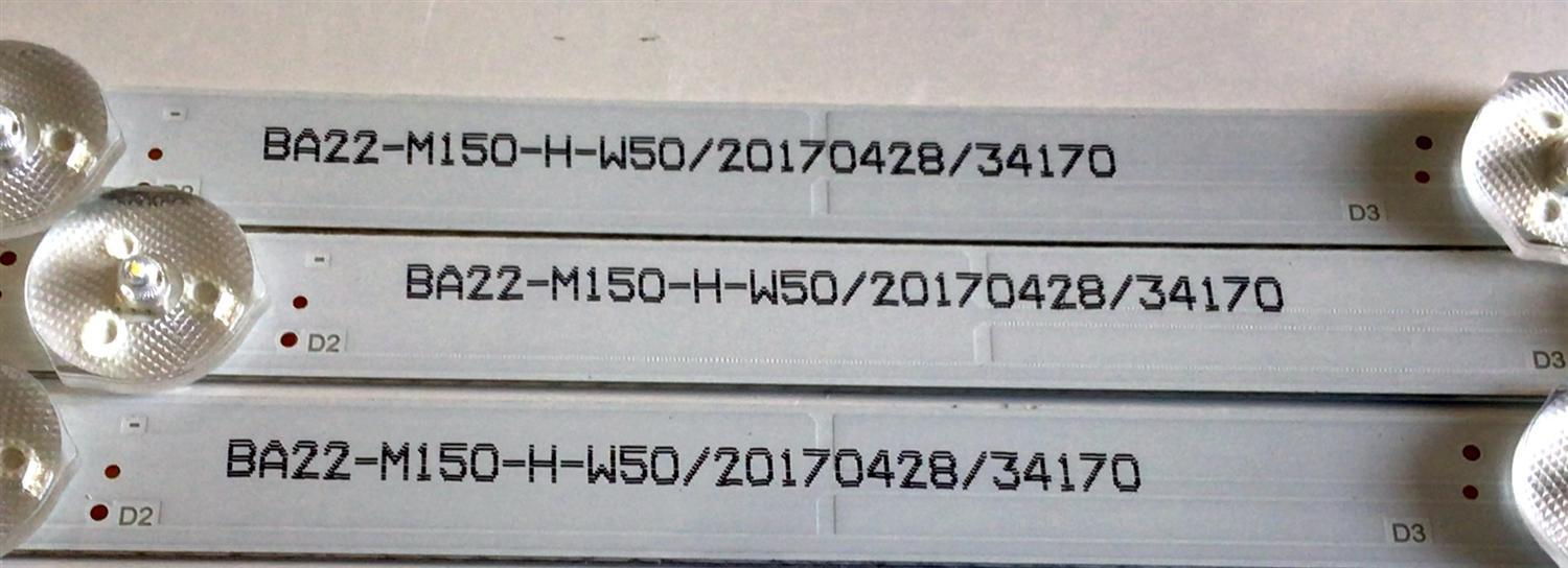 KIT DE LED'S PARA TV ELEMENT (3 PIEZAS) / NUMERO DE PARTE B-CNCF40D902 / 910-400-1052 / C003 / BA22-M150-H-W50/201/20170428/34170 / 4413U47D / PANEL T400-V35-DLED / MODELOS ELFW4017 / ELFW4017 C7F1M0 - Imagen 4