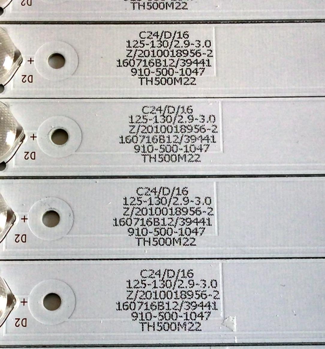 KIT DE LED'S PARA TV ELEMENT (10 PIEZAS) / NUMERO DE PARTE 303TH500052 / TFGJ50D05-ZC14FG-05 / TH500M22 / 910-500-1047 / PANEL T500-16A-DLED / MODELOS ELST5016S / ELST5016S B6A2M / C6A2M / C6A9M / D6A2M / ELST5016S E6A9M / E6C0M / F6C0M / G6C0M - Imagen 4