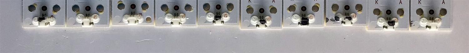 KIT DE LED'S PARA TV ELEMENT (10 PIEZAS) / NUMERO DE PARTE 303TH500052 / TFGJ50D05-ZC14FG-05 / TH500M22 / 910-500-1047 / PANEL T500-16A-DLED / MODELOS ELST5016S / ELST5016S B6A2M / C6A2M / C6A9M / D6A2M / ELST5016S E6A9M / E6C0M / F6C0M / G6C0M - Imagen 2