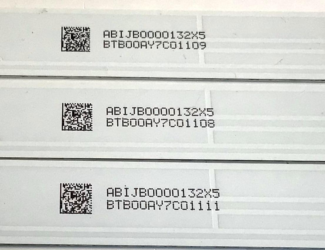 KIT DE LED'S PARA TV VIZIO (3 PIEZAS) / NUMERO DE PARTE INNOLUX_40_D03_3X7_3030C_D6T-2D1_7S1P / P116.35 C5  REV.V1-8 / ABIJB0000132X5 / PANEL V400HJ9-D03 / MODELO D40F-G9 - Imagen 2