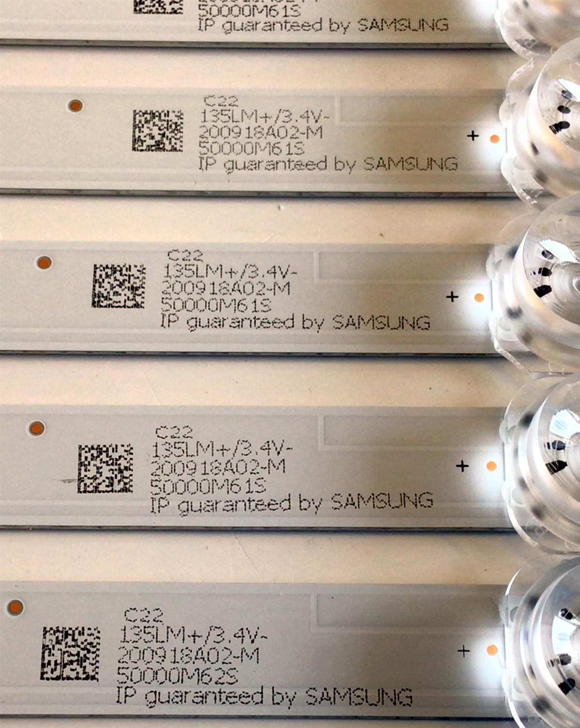 KIT DE LED'S PARA TV ONN ((9 PIEZAS)) / NUMERO DE PARTE 30350004005 / 30350004006 / LED50D04A-ZC26AG-02 / LED50D04B-ZC26AG-02 / 50000M61S / 50000M62S / 5357-A0 / 5358-B0 / PANEL CC500PV3D / MODELO 100012585 - Imagen 2