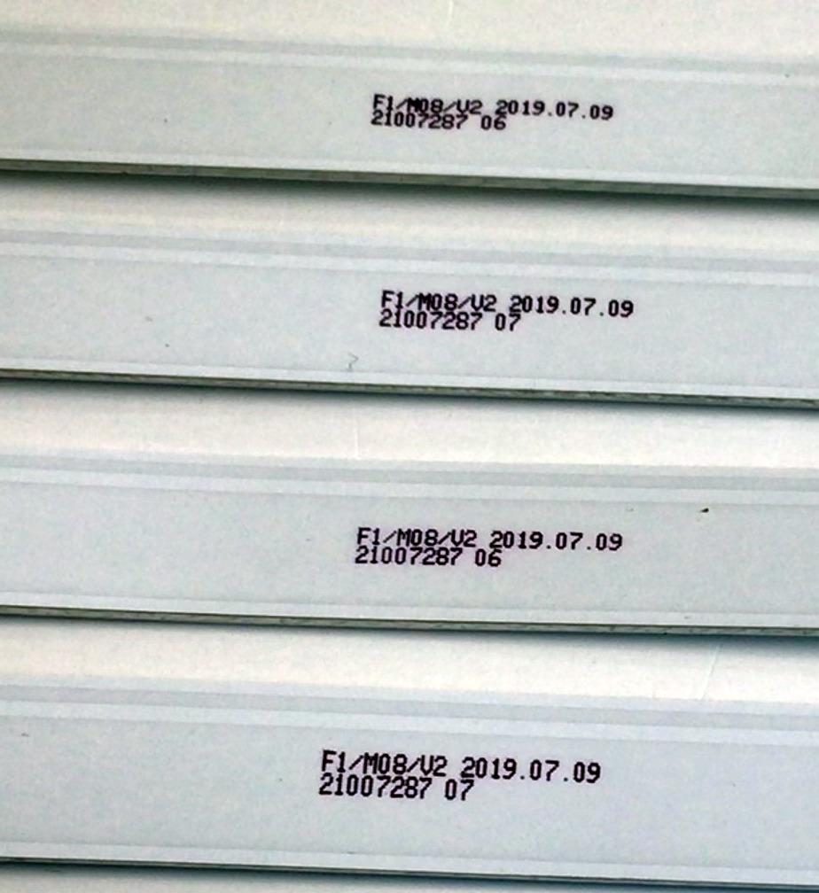 KIT DE LED'S PARA TV POLAROID (4 PIEZAS) / NUMERO DE PARTE DLED40KJAH / DLED40KJAH  4X7 1001 / PANEL LSC400HN01-8 / MODELO PTV4017ILED - Imagen 3