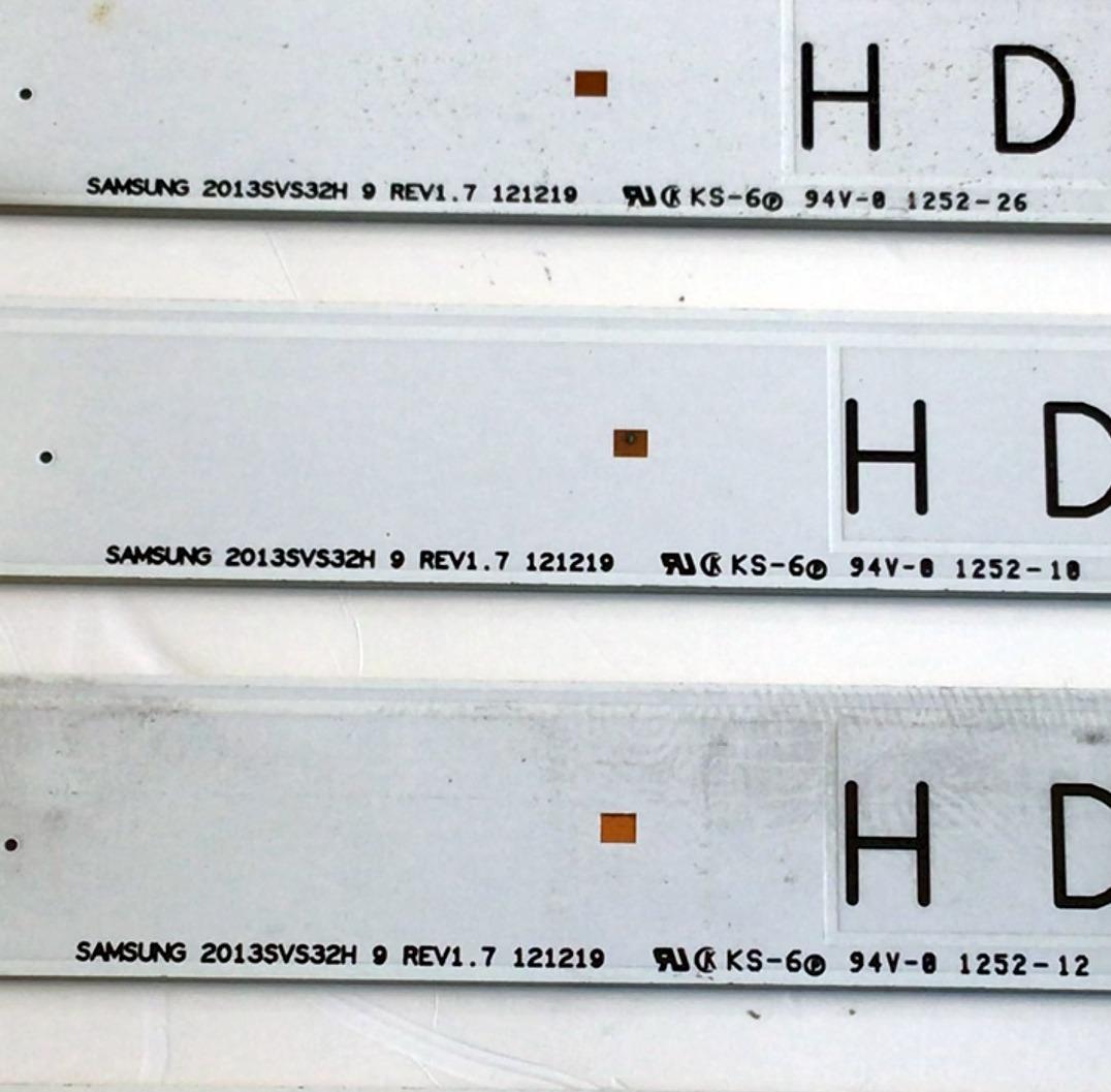 KIT DE LED'S PARA TV SAMSUNG (5 PIEZAS) / NUMERO DE PARTE 25299A / SAMSUNG 2013SVS32H 9 REV.17 / PANEL CY-HF320AGLV1H / MODELO UN32F4000 - Imagen 3