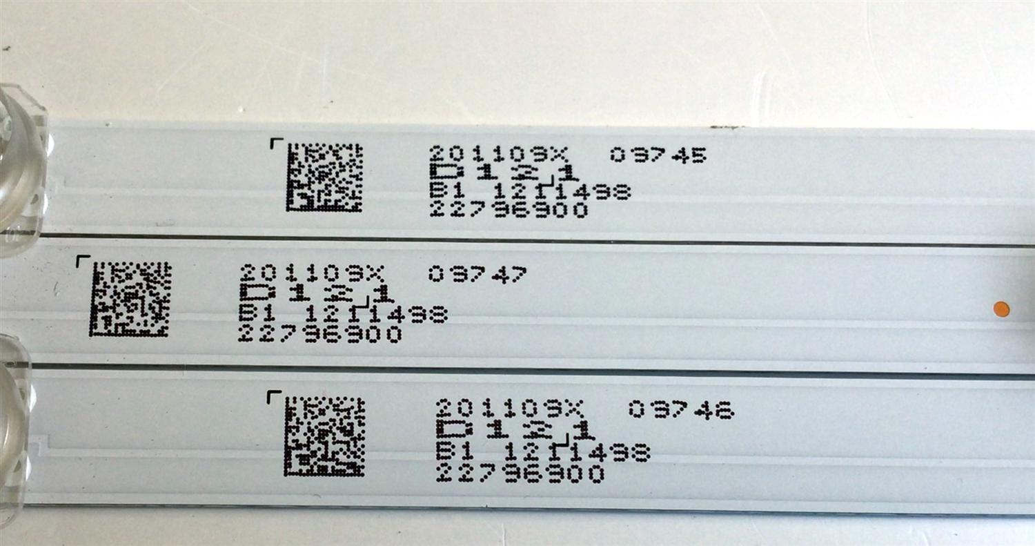 KIT DE LED'S PARA TV HISENSE (3 PIEZAS) / NUMERO DE PARTE CRH-BX40C130300603913 / CRH-BX40C130300603913REV1.0 / 201109X / 22796900 / PANEL V400HJ6-PE1 / MODELO 40H4030F - Imagen 3